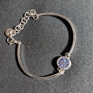 Brosway Adjustable Chakra Bracelet With Lavender Gemstone MSRP $53